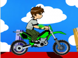 משחקי בן 10 מסביב לעולם עם אופנוע
